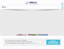 Tablet Screenshot of brollyrecruitment.com